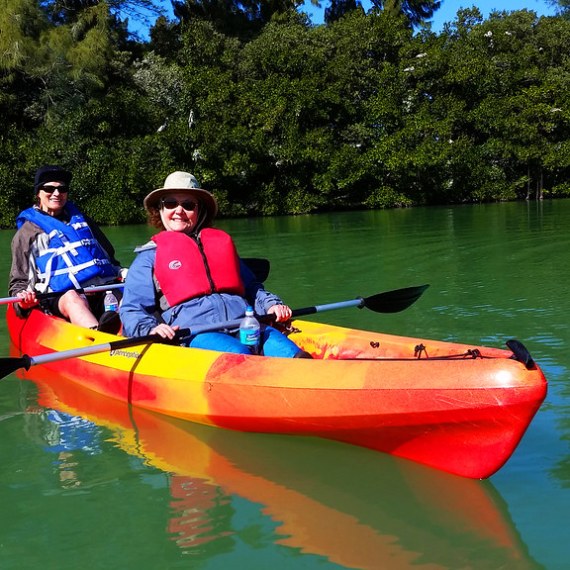 a small boat in a body of water